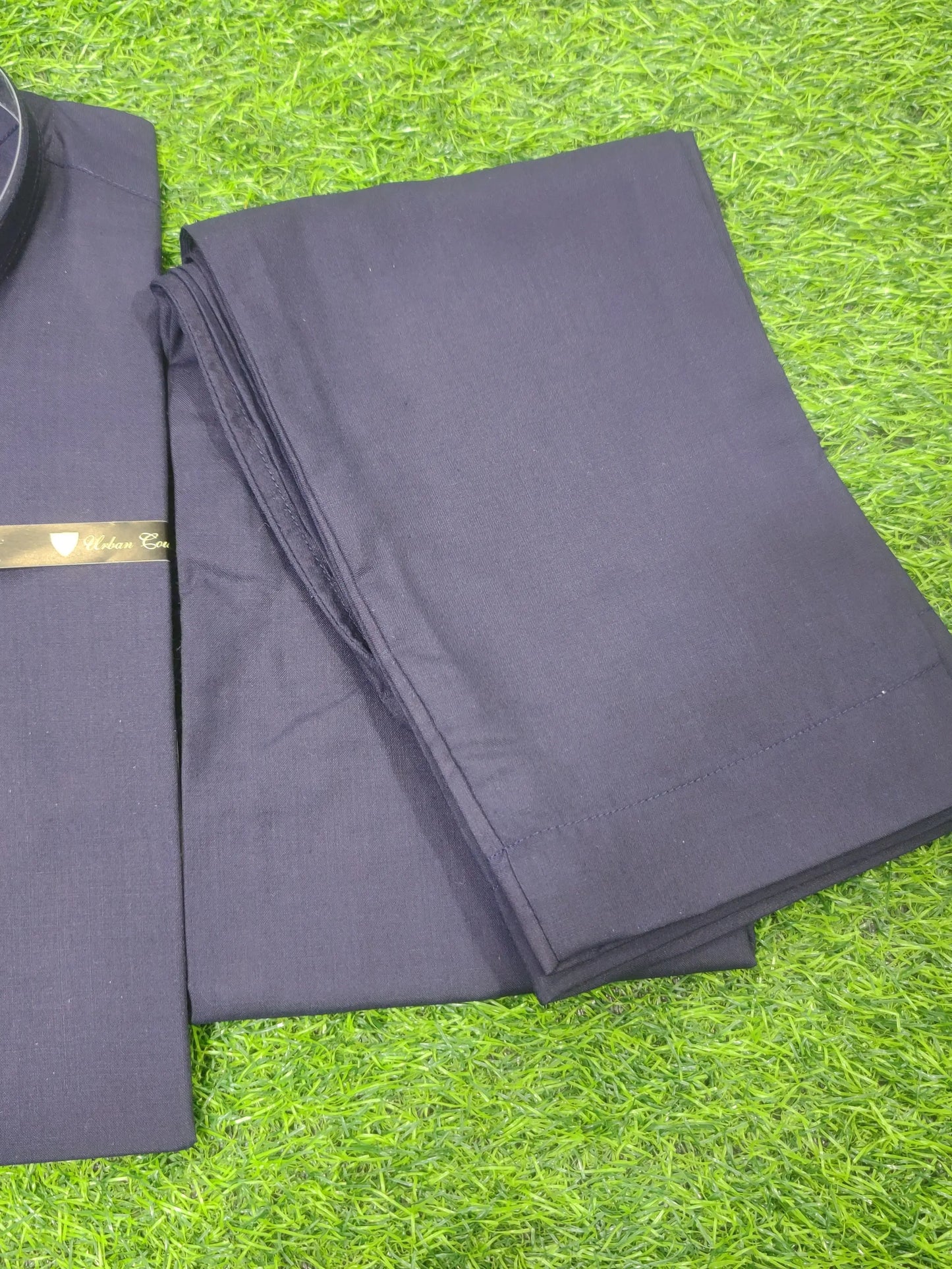 Premium Wash & Wear Shalwar Kameez - Navy Blue