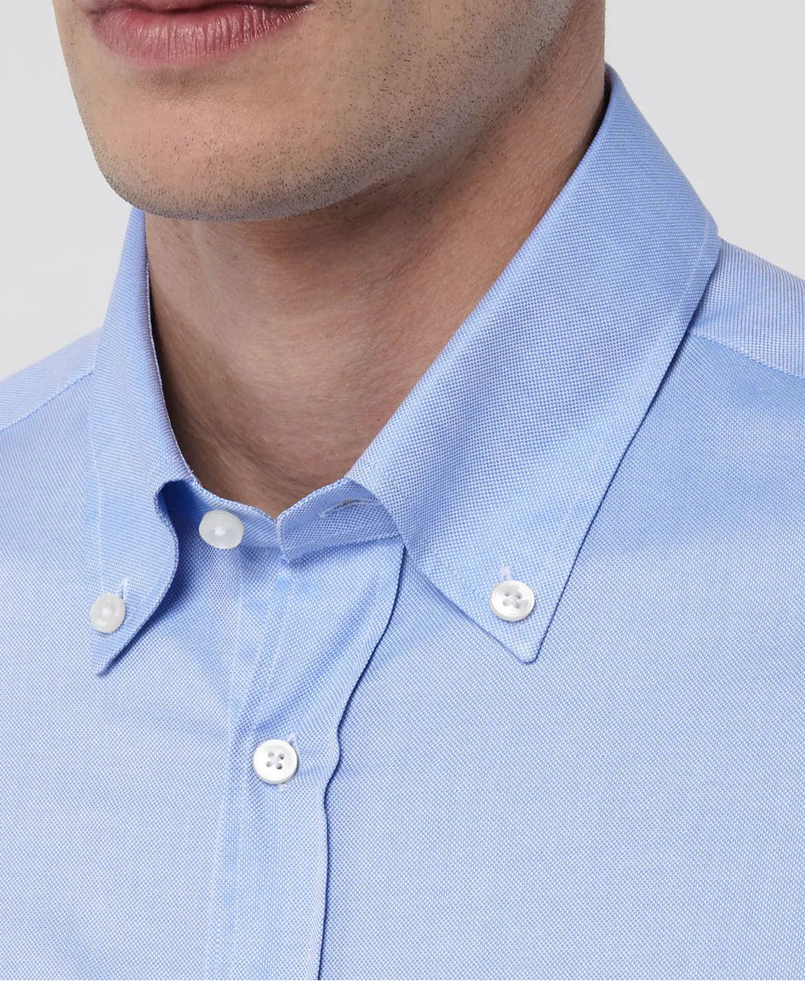 Premium TC Fabric Plain Formal Shirt - Deep Sky